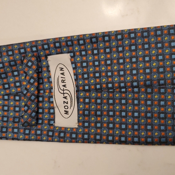 Men's 100% silk tie - Picture 3 of 5